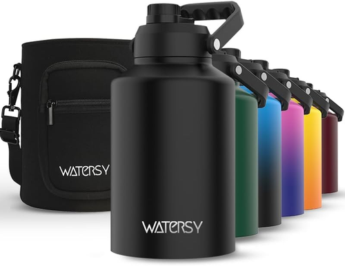 1 Gallon Water Bottle Insulated(Cold for 48 Hrs),Bpa Free&Leak Proof,128Oz Stain - Picture 8 of 12