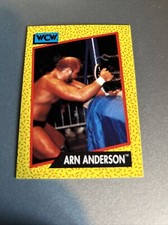 1991 impel wcw wrestling #49 arn anderson hof; turnbuckle rookie