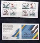 Latvia 1992 Mi.#340-43 Birds of the Baltic booklet of 8 stamps Cat.Eu 6.50 MNH