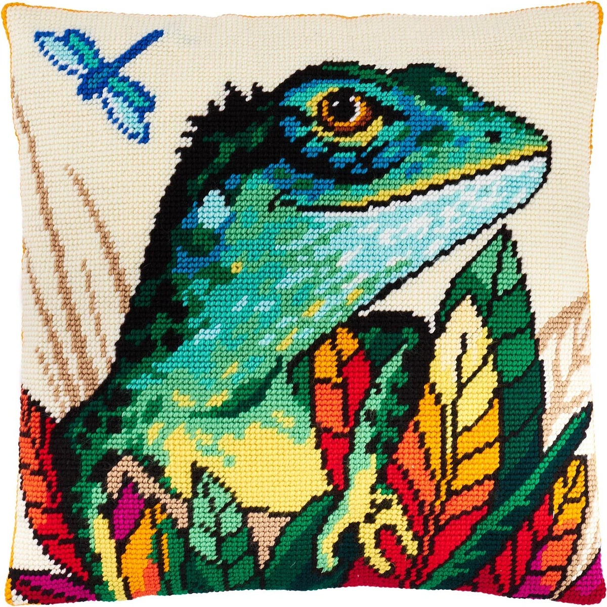 DIY Needlepoint Tapestry Pillow Kit