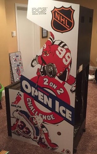 NHL Open Ice Arcade Side Art Art Decalcomania Sovrapposizione Vinile Adesivo Midway - Foto 10 di 11