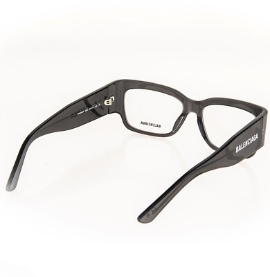 BALENCIAGA 0332 Gray Bold Logo Eyeglasses 54mm GG0332O Unisex