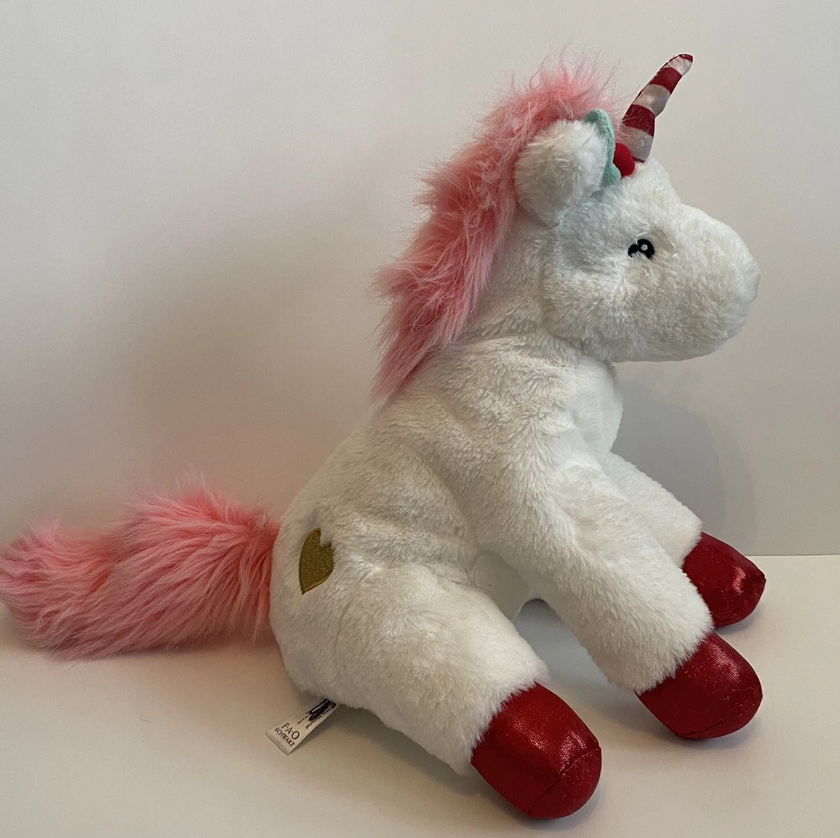 Fao Schwartz White Unicorn Light Up 16
