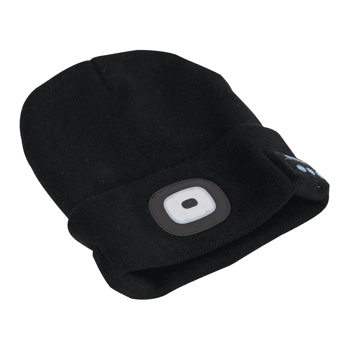 Sealey LED185W Rechargeable USB Beanie Hat with Wireless Headphones 1W SMD