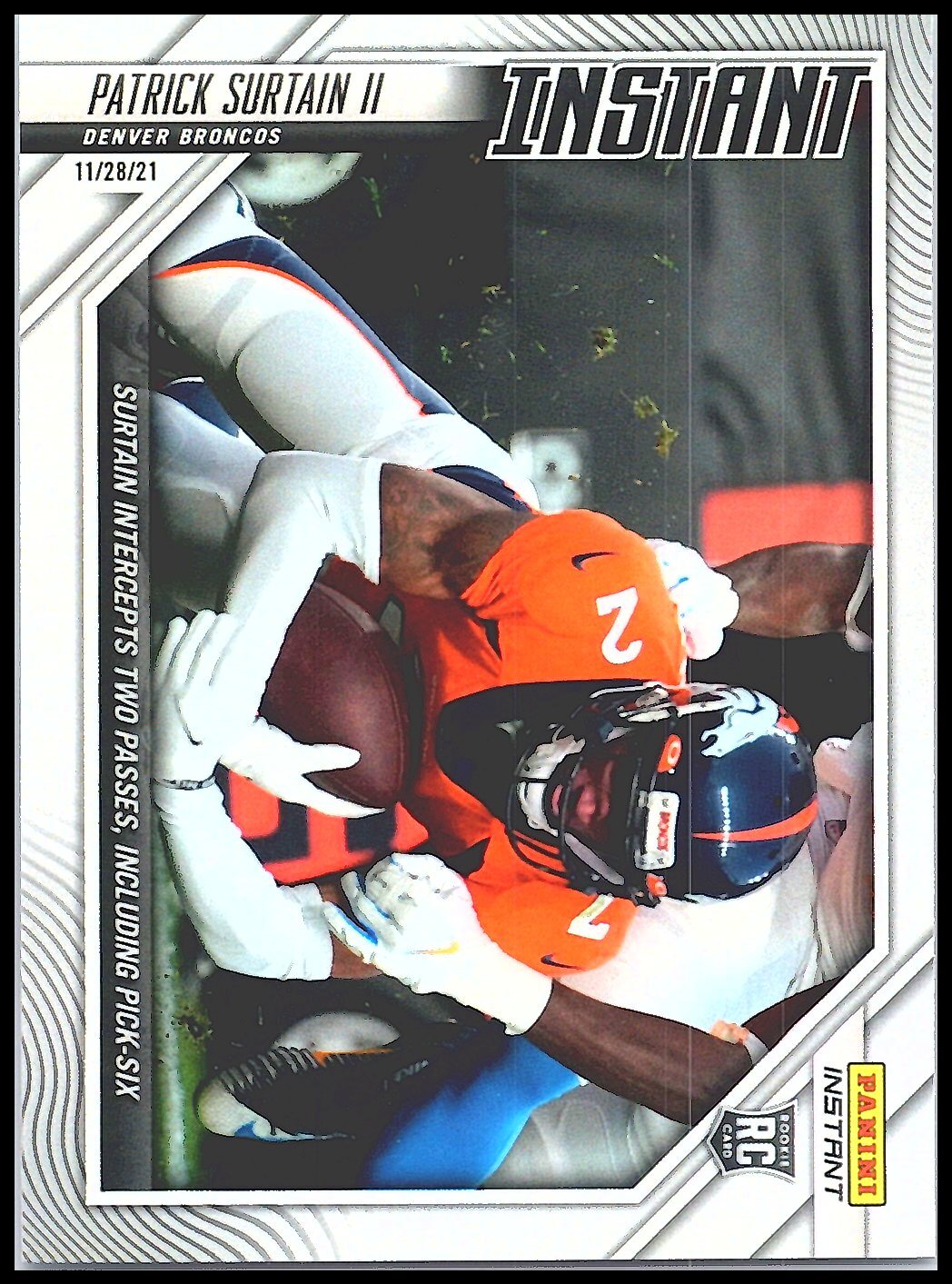 2021 Panini Instant NFL Patrick Surtain II Rookie Card #119