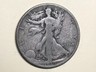 1919-D WALKING LIBERTY silver half dollar. Original uncleaned strong VG. #rd5