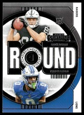 Brock Bowers / Terrion Arnold 2024 Panini Contenders Round Numbers
