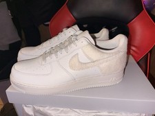 Nike Air Force 1"Pony Hair" Herren Sneaker Leder Weiß Gr. 46 US 12 DM9088-001