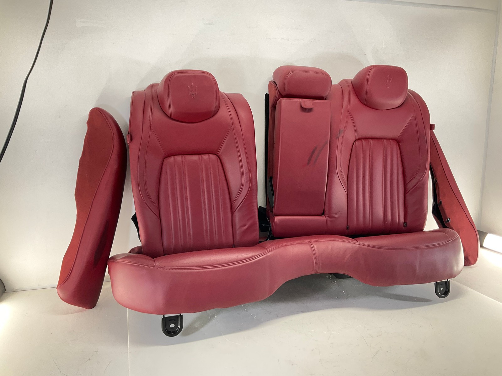 14-17 MASERATI Ghibli Rear Seat Lower Bottom & Upper Cushion