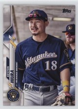 2020 Topps Photo Variation Keston Hiura SP (Navy Blue Jersey) #571 03xg