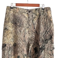 Cabelas Cargo Pants Mens 36 Brown Mossy Oak Brush Camo Tactical Hunting Utility