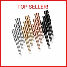 Mudder 12 Pieces Metal Cribbage Board Pegs Fit 1/8 Holes with Drawstring Storage