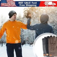 Unisex Winter Gloves Cold Weather Warm Gloves with Touchscreen Fingers Daily