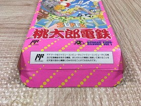 Super Momotaro Dentetsu Momotetsu Peach Boy Boxed Famicom NES Japan - UF5714