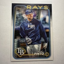 2024 Topps Update Series Rene Pinto #US107 Golden Mirror SSP Parallel!
