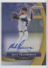 2020 Panini Prizm Game Ball Graphs Gold 5/10 Mike Foltynewicz #GBG-MF Auto 0a4s
