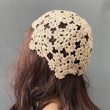  Berretto Lavorato All'uncinetto Cuffia Cotone Cappello Da Pescatore Donna