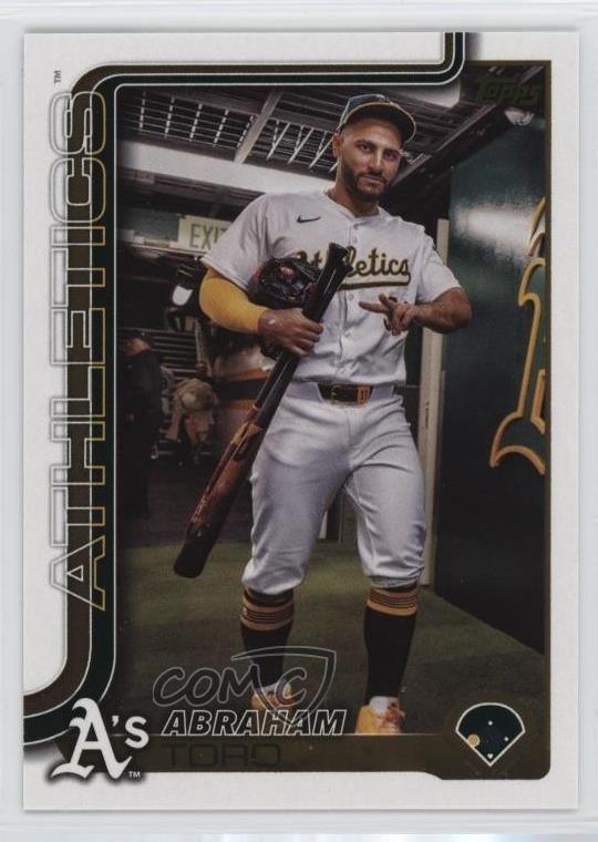 2025 Topps Series 1 Golden Mirror Image Variation SSP Abraham Toro #245 1hr7
