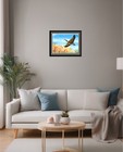 Atherton 9x12 Original Abstract loose Acrylic Painting "Goose over Grass" signed — photo 3