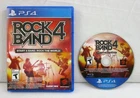 Rock Band 4 PlayStation PS4 Video Game Harmonix 2015 COMPLETE CIB