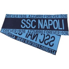 Sciarpa SSC Napoli Ufficiale Jacquard Azzurro/Blu 100% Acrilico - 121449