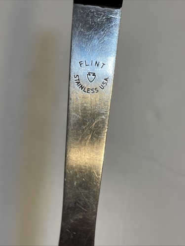 Vintage FLINT Stainless USA Arrowhead 13.5" Meat Carving Fork - Picture 4 of 7