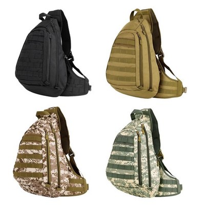 Outdoor MOLLE Casual Chest Bag Radfahren Wandern Schulter Pack