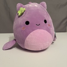NEW Squishmallows 8  Shon the Purple Loch Ness Monster Plush Toy Soft NWT