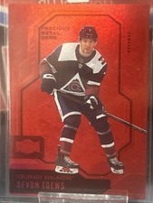 2024-25 UD Skybox Metal Universe PMG Red- Devon Toews #89 65/100 Avalanche