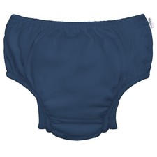 Reusable Snap Swim Diaper for Kids Navy Solid, Size 4T
