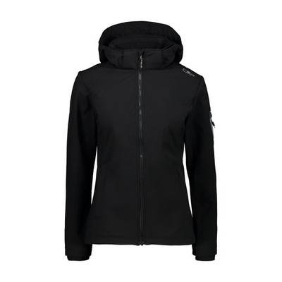 CMP Zip Hood Damen Softshell Jacke Jacket Freizeit Outdoor nero NEU schwarz