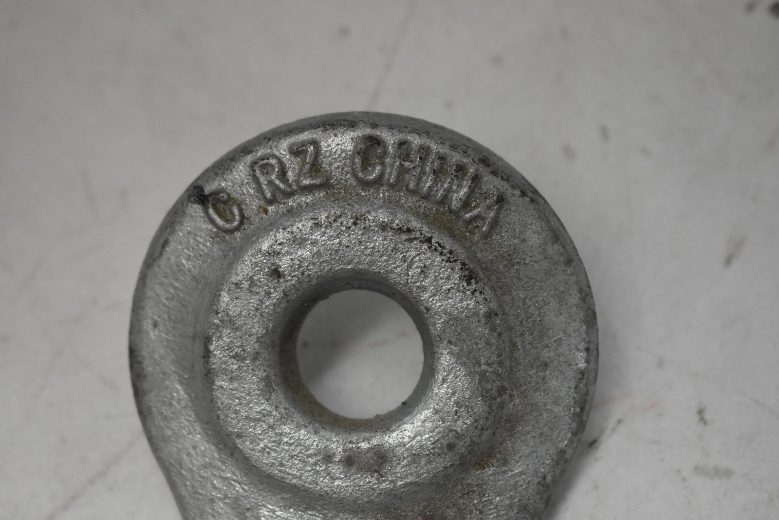 Galvanized Cast Rigging Eye Plate Connector Double Hole Chain Cable Anchor