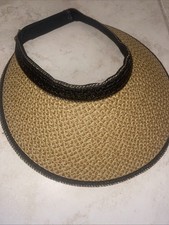 Eric Javit Hat Visor Wide Brim One Size OS, Missing The Padding