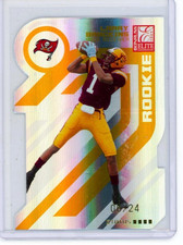 2005 Donruss Elite Larry Brackins Gold Status 06/24 Rookie Card RC Buccaneers. rookie card picture