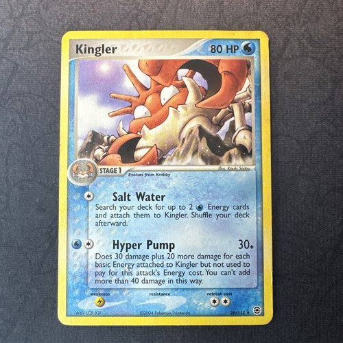 Kingler 26/112 EX FireRed & LeafGreen Rare Pokemon