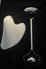 The Ultimate Stainless Steel Facial Tool Set Face Gua Sha/Beauty Roller