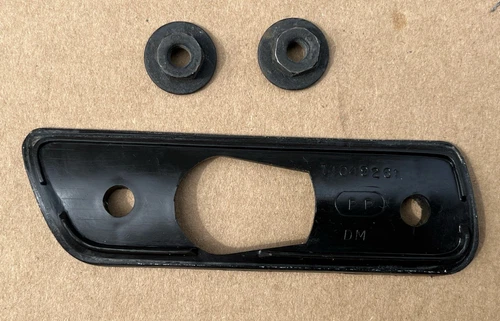 C4 Corvette OEM USED 1984-96 LEFT Outside Rear View Mirror Mount/Nuts #14049261