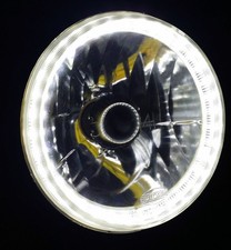 White Halo H4 Headlight x 2 Angel Eye Datsun 240Z 260Z 280Z 240K 120Y Patrol Sun