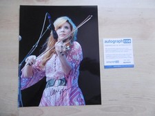 Alison Krauss signed 8x10 inch photo autograph ACOA