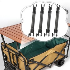 4 Stück Bollerwagen-Tischstützen, teleskopierbar, Bollerwagenzubehör,