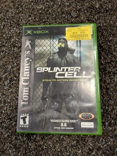 Tom Clancy's Splinter Cell Xbox Complete W/ Manual CIB