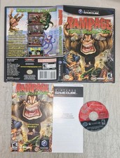 Rampage: Total Destruction (Nintendo GameCube, 2006) Complete w/ MANUAL