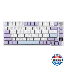 EPOMAKER Ajazz AK820 Pro 75 Mech Keyboard Purple TFT Knob Bluetooth USB-C