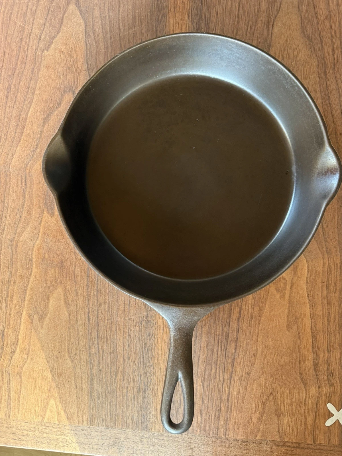 Pre Griswold Erie #8 Sixth Series Cast Iron Skillet