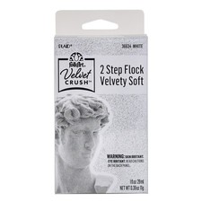 FolkArt Velvet Crush 2 Part Flocking Kit, White