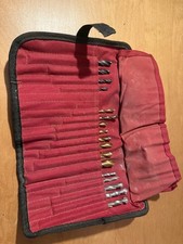 Drill Bit Set In A Bosch Case,Metal,Wood,Masonry Various Sizes Good Condition