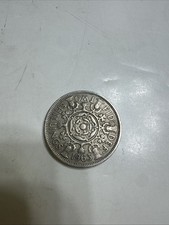 GREAT BRITAIN TWO SHILLING 1963 UNCIRULATED COIN, Sold as is