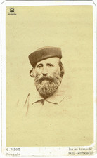 CDV G.PILOT Ca 1875 Giuseppe Garibaldi Italian General and Patriot Risorgimento
