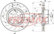 Brake Disc MERCEDES-BENZ S-CLASS S 430 BD-5038