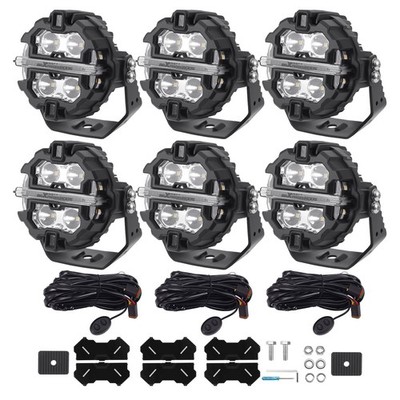 6x 3.5 Zoll LED Driving Light DRL Arbeitsscheinwerfer for Offroad LKW Traktor